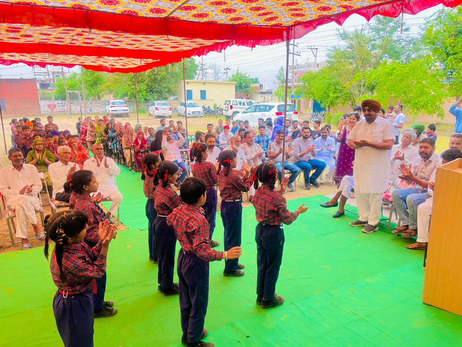 MLA Kuljit Singh Randhawa inaugurated infrastructure works worth Rs. 49.44 lakh in five schools of Derabassi constituency